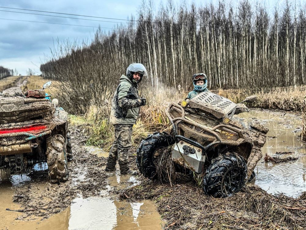 Команда ATVARMOR Club исследовала маршрут до кинопарка Москино