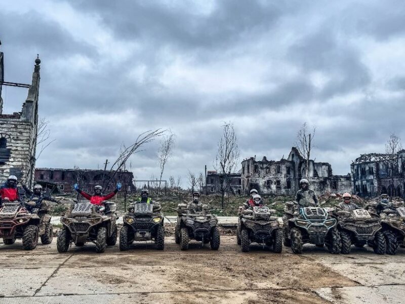 Команда ATVARMOR Club исследовала маршрут до кинопарка Москино