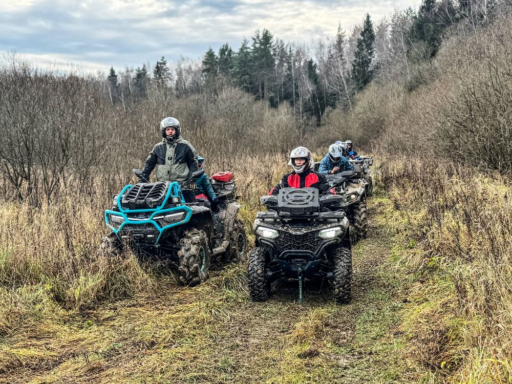 Команда ATVARMOR Club исследовала маршрут до кинопарка Москино